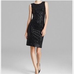 NWT Alice + Olivia Aviana sequins dress. Sz 4